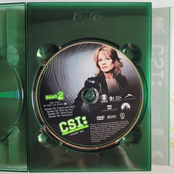 CSI:Crime Scene Investigation - The Complete First Season on DVD 2000-2001 - Picture 7 of 11
